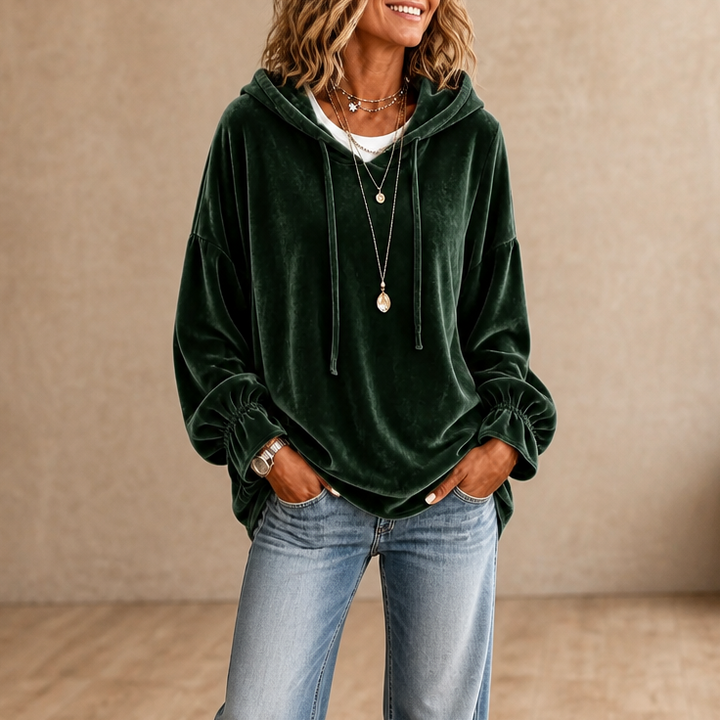 Wearbella | Silky Velvet Hoodie – Entspannten Schnitt für Frauen