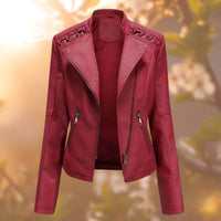 Victoria | Distinctive leather jacket in a modern biker style