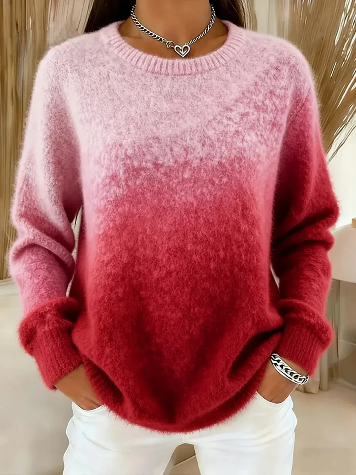 LUCIA | Strickpullover – Gradient Look für Damen