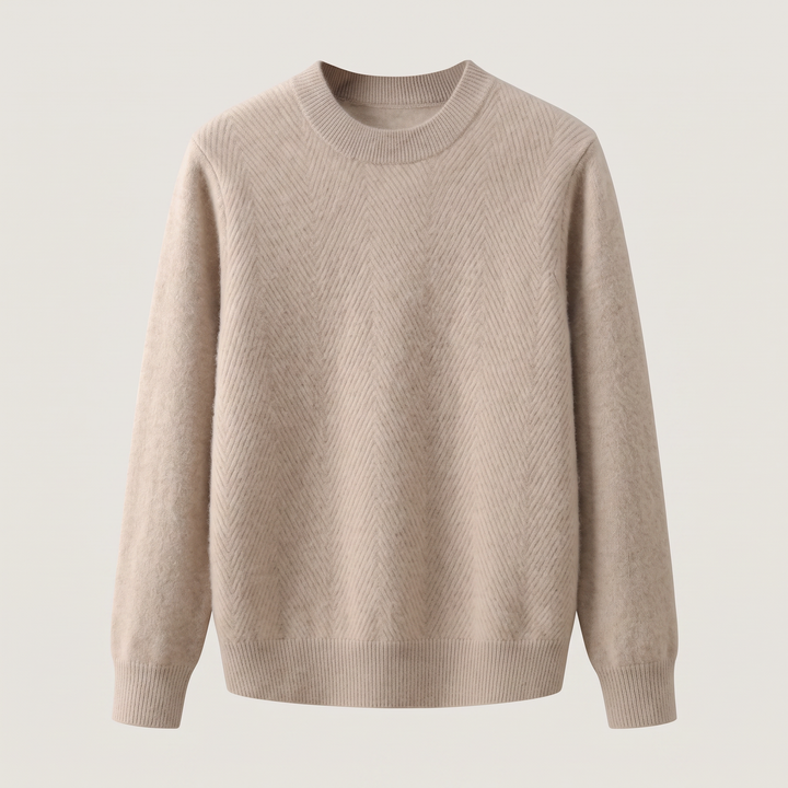 Cairo | Cashmere Sweater – Komfortabler Chevron-Strick für Männer