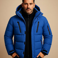 Alexander | Robuste Winter Pufferjacke Mit Kapuze Für Kalte Tage