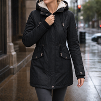Sofia | Padded, cozy, and warm fleece parka