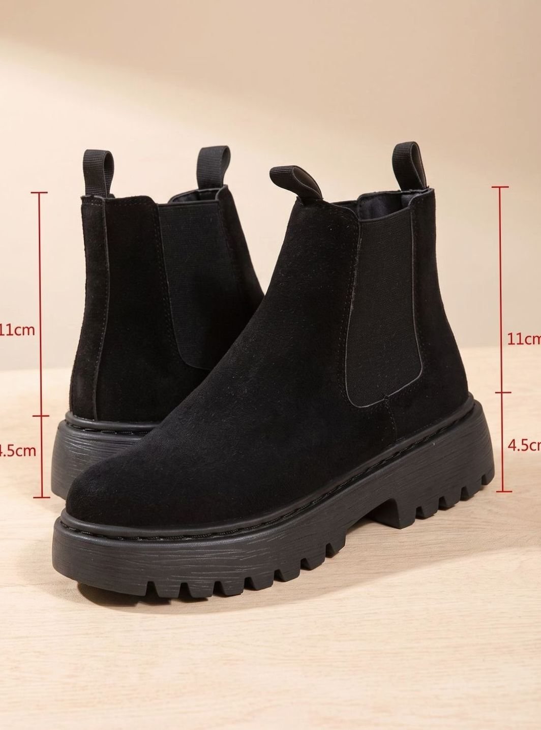 Greta | Chelsea Boots – Komfortable Damen Stiefeletten mit Plateau