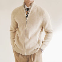 Paul | Versatile Ribbed Knit Sweater with Zipper