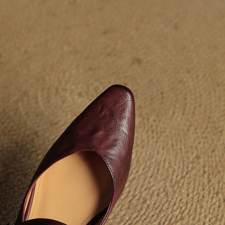 Camilla | Timeless and Elegant Leather Mules