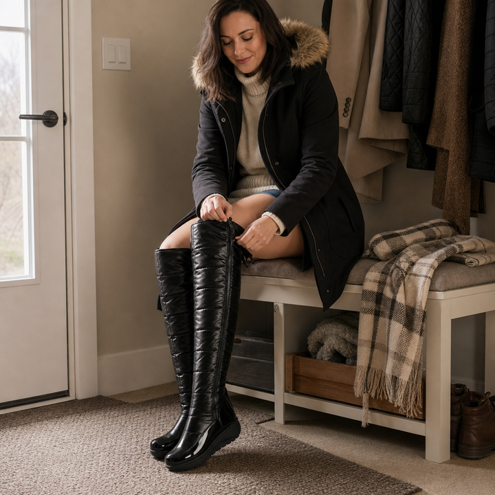 Wearbella | Over-The-Knee Snow Boots – Plush-Lined für warme Beine