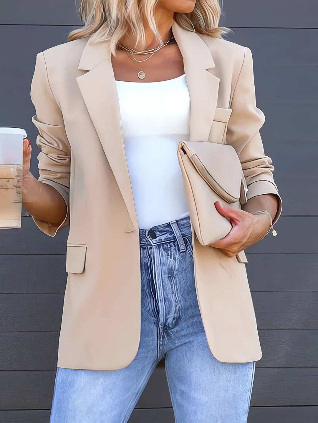 Kerstin | Lässiger Und Stilvoller Casual Blazer für Frauen