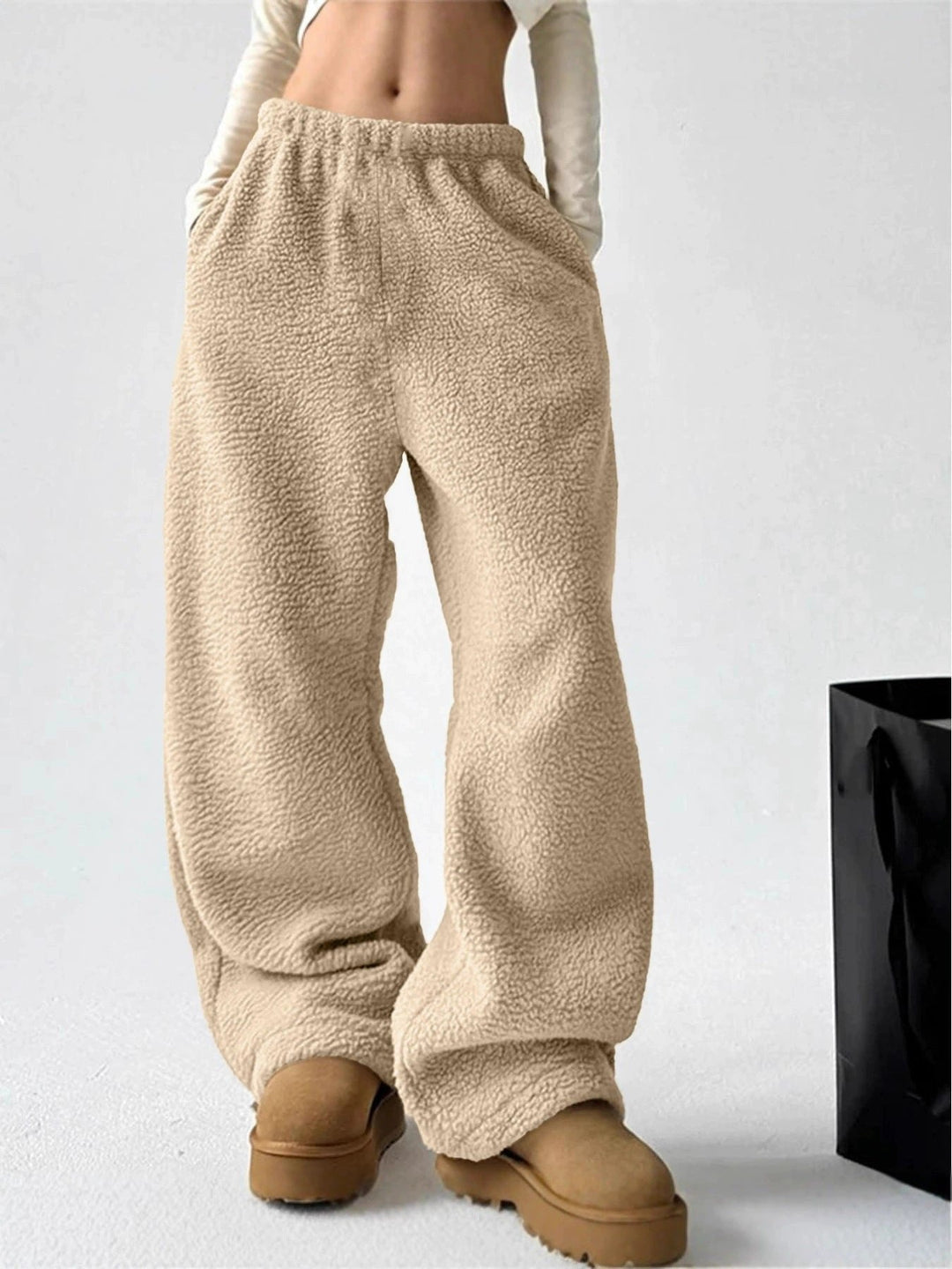 Woven | Fleece Pants – Relaxed Fit for Women