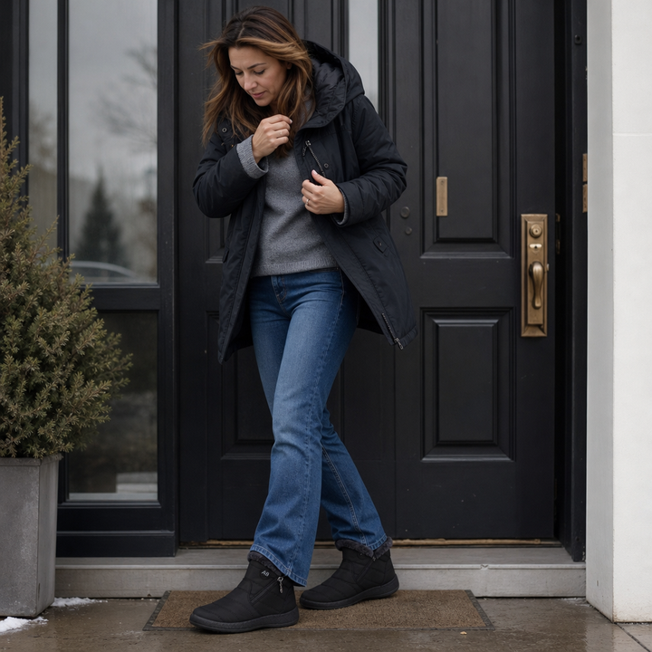 Lunavia | Zipper Ankle Boots – Warm und Wasserabweisend für Frauen