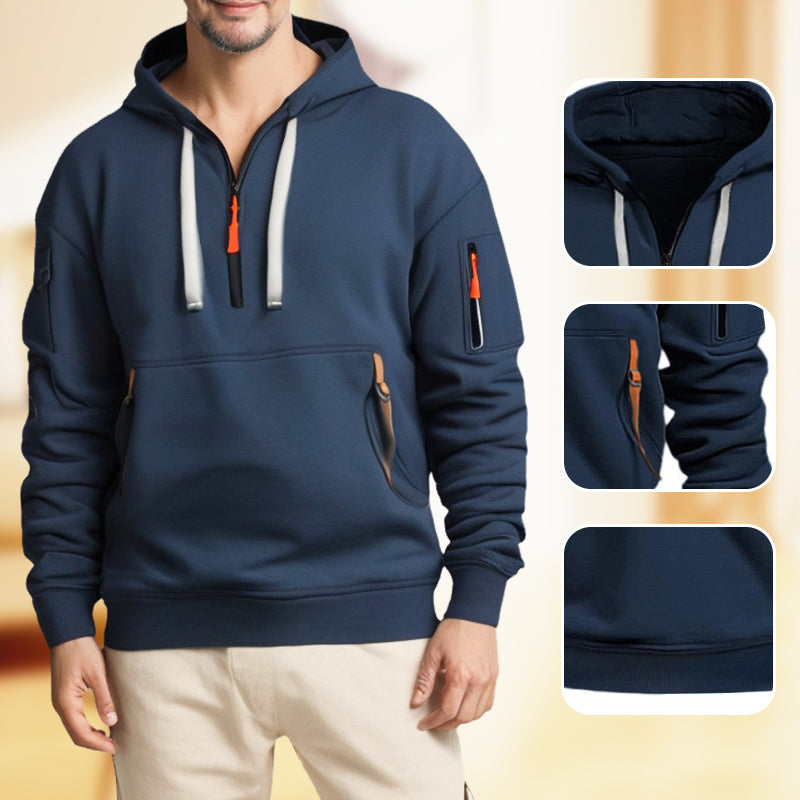 Adriano | Halber Reißverschluss Hoodie